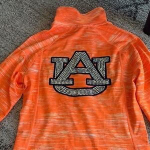 WOMENS RHINESTONE BEDAZZLED UNDER ARMOUR Auburn University HALF ZIP
NWOT